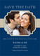 Navy Connection Photo Save the Date Announcements Image 4 of 6